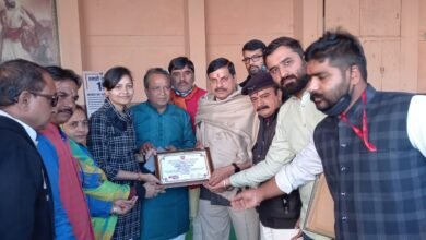 Photo of एन एच आर सी सी बी ने उज्जैन की मोनिका को बिटिया रत्न से किया सम्मानित !