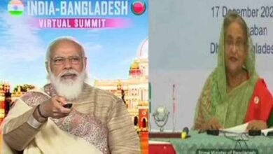 Photo of पीएम मोदी व शेख हसीना ने किया हल्दीबाड़ी-चिल्हाटी रेल लिंक के उद्घाटन