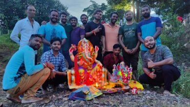 Photo of हिन्द सेवा समिति मलाजखंड में स्थापित की गई गणेश प्रतिमा का भी भव्य शोभायात्रा के साथ विसर्जन कर दिया गया।