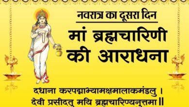 Photo of नवरात्र का दूसरा दिन: मां ब्रह्मचारिणी की आराधना,उन्हें त्याग और तपस्या की देवी माना जाता है