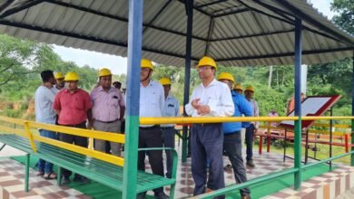 Photo of डायरेक्टर टेक्निकल व इंटरनल सेफ्टी ऑर्गेनाइजेशन की टीम ने करमा व तोपा परियोजना का किया निरीक्षण 