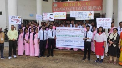 Photo of साक्षरता रैली द्वारा ग्रामीणों को किया गया जागरूक,इस रैली के दौरान लोगों को जागरूक करने वाले नारे लगाये
